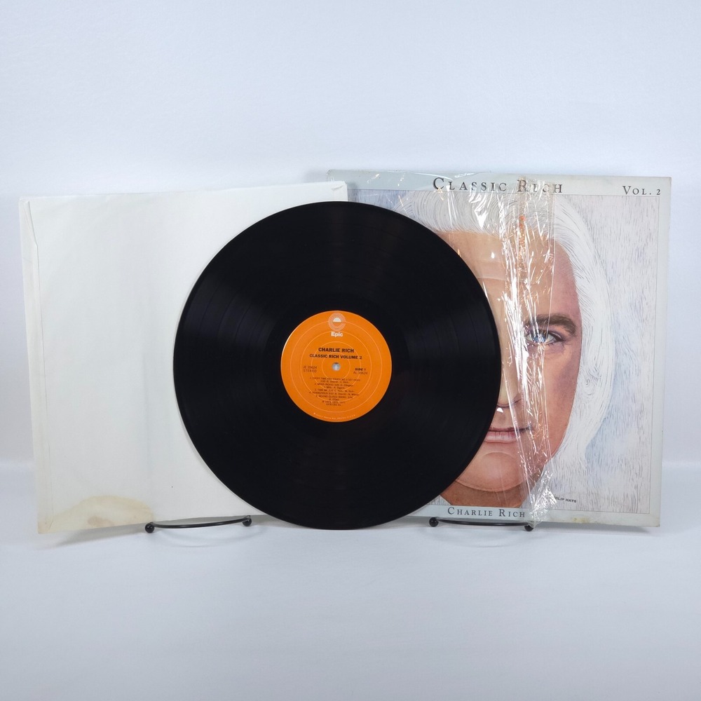 Charlie Rich Classic Rich Vol. 2 LP JE 35624 Vinyl Album 1978 Epic On My Knees